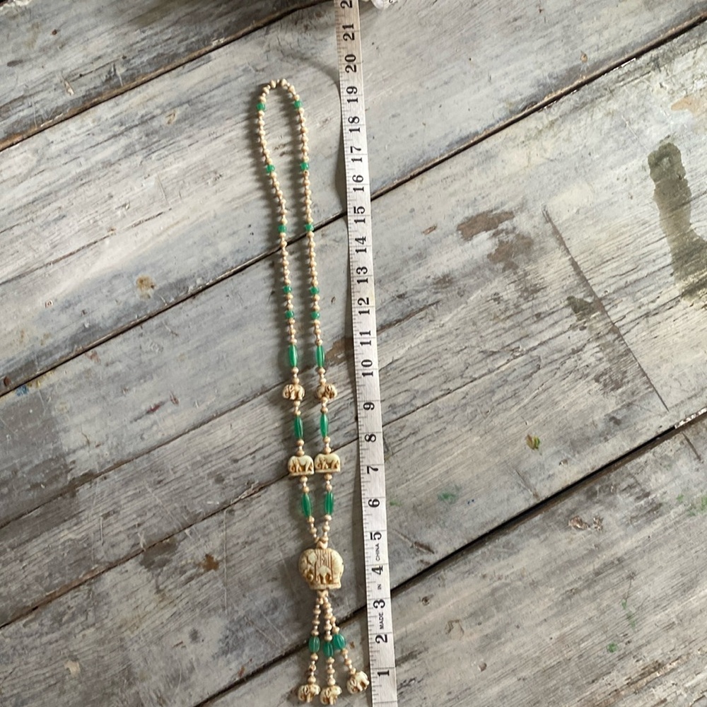 Vintage elephant necklace. Good karma. - Picture 3 of 3